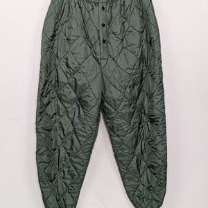 Vintage USAF Quilted Trousers Green Size Large